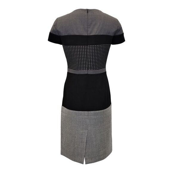 Moschino Cheap and Chic Sheath Dress in Grey Wool - Picture 3 of 6